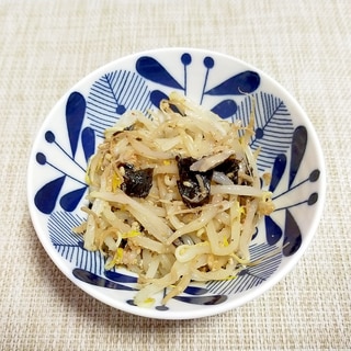 電子レンジで☆もやしの焼海苔ナムル